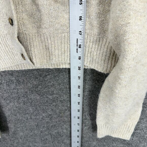 Love Tree Cardigan Women L Large Gray V-Neck Button Up Long Sleeve Knit Casual - Picture 6 of 7